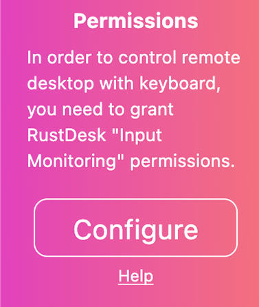 Input Monitoring Permission