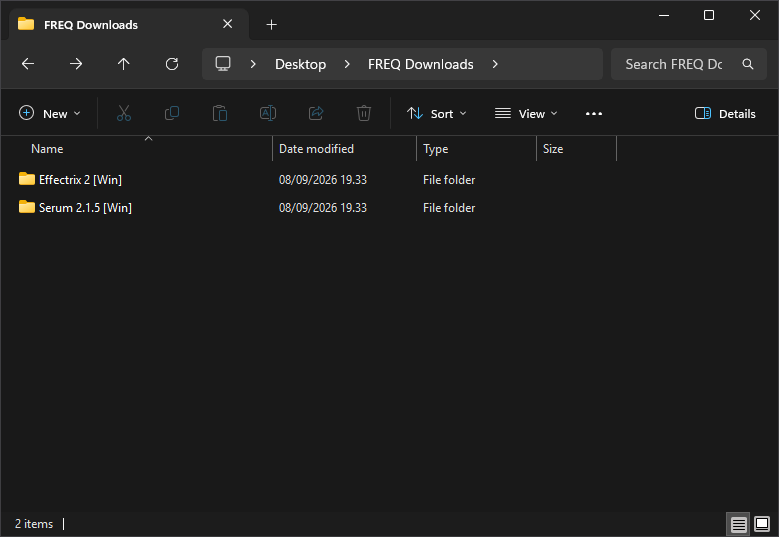 Extracted Folders Ready